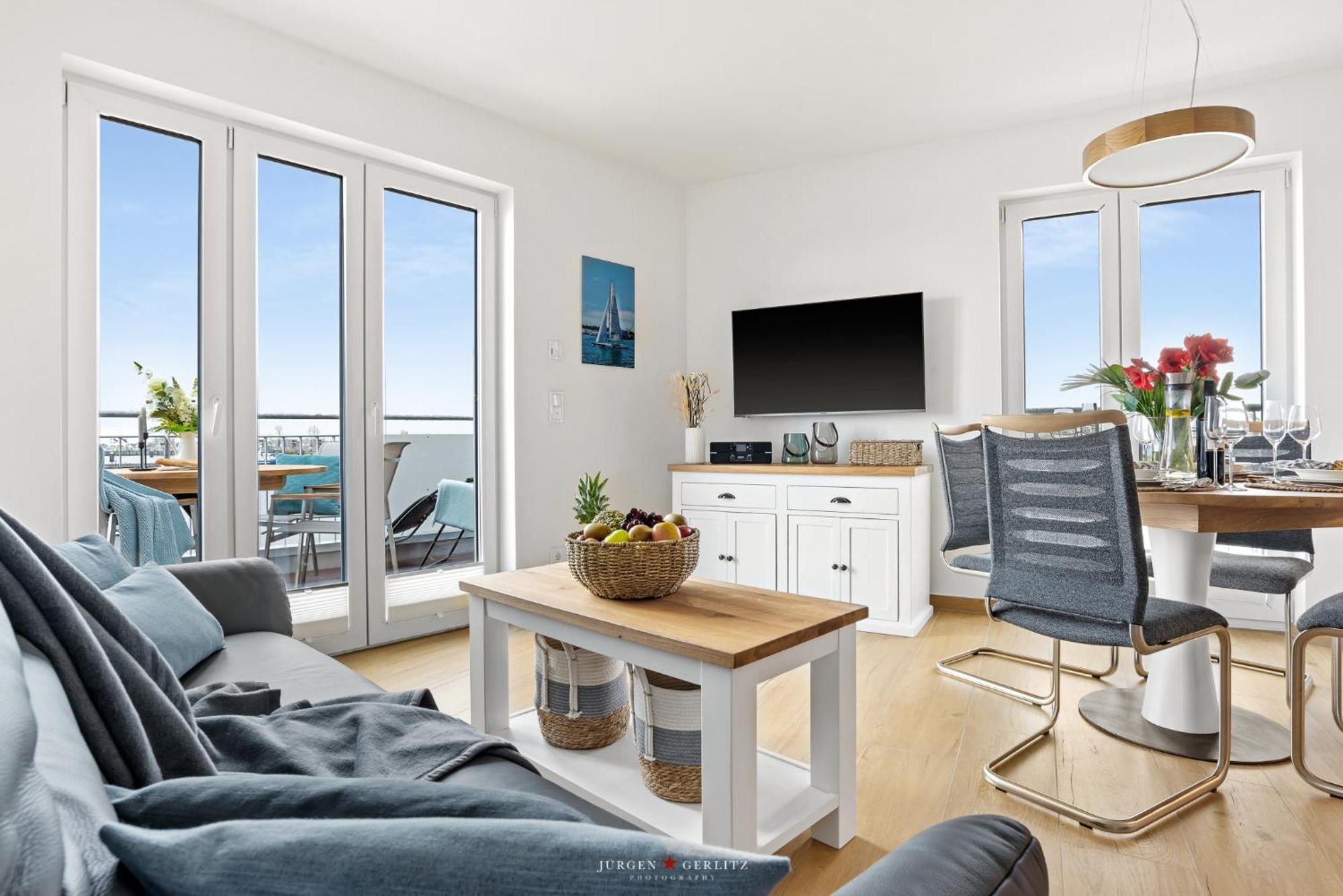 Sea Apartment Mojo- Meerblick, Infrarotauna, Terrasse Olpenitz Ngoại thất bức ảnh